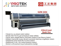 320 cm 2 und 4 Kopf Lösungsmittel - Eco-Solvent-Digitaldruckmaschine - 0