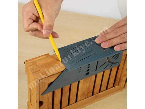 Plastic 3D Carpenter's Angle Measurement Marking Ruler