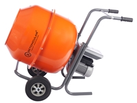 140 lt Transmission Hand Operated Mortar Mixer and Concrete Mixer - 1