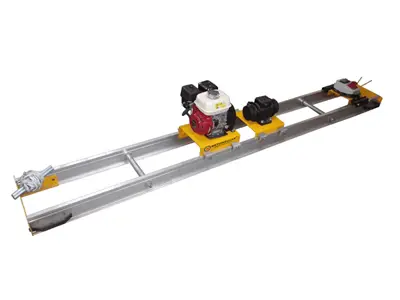 3-Meter-Leiterart-Doppelträger-Benzinschwingplatte
