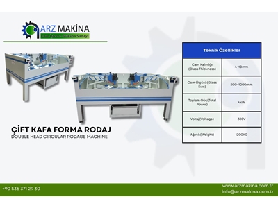 Çift Kafa Forma Rodaj Makinası