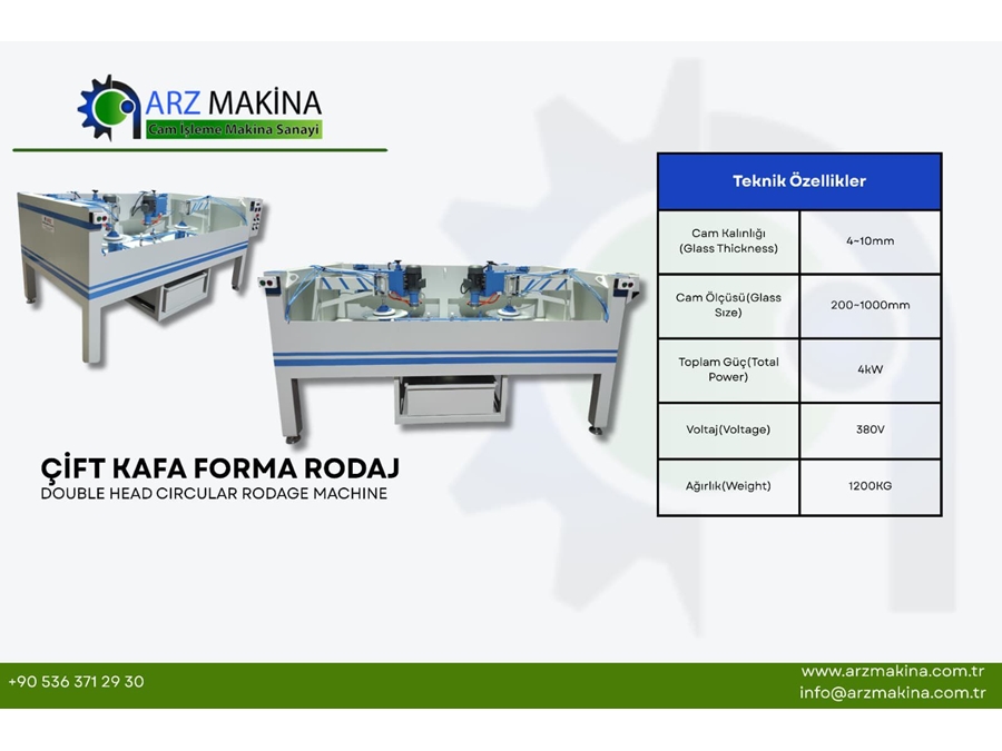 Çift Kafa Forma Rodaj Makinası