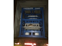 0,7 m2/baskı 775 m2/vardiya Briket Parke Taşı Makinası 