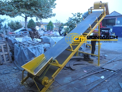 Halbautomatisches Mörtelförderband - 1