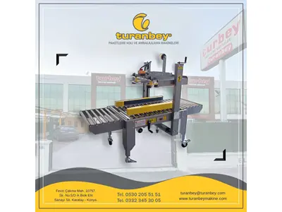 Semi-Automatic Carton Box Taping Machine
