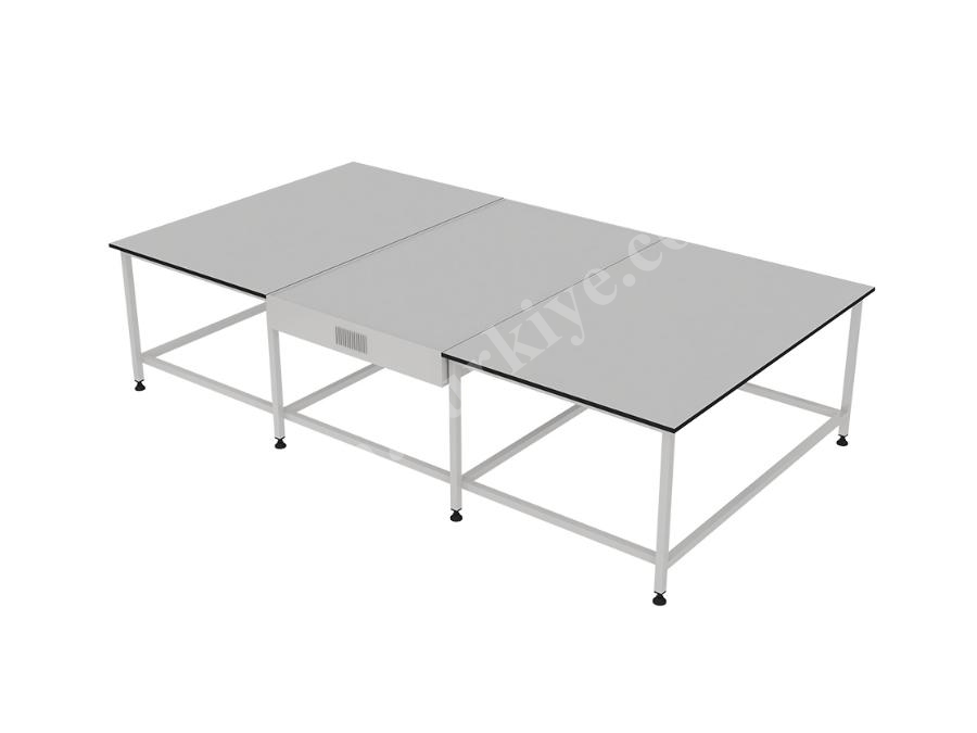 1800x3600 mm Alt Işıklı Kumaş Kalite Kontrol Masası 