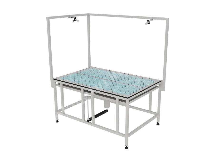 1200x1800 mm Lazerli Ayarlı İğneli Pastal Serim Masası