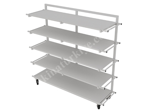 600x2000 mm Tekli Kumaş Dinlendirme Rafı 