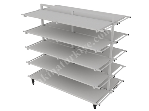 1200x2000 mm Çiftli Kumaş Dinlendirme Rafı