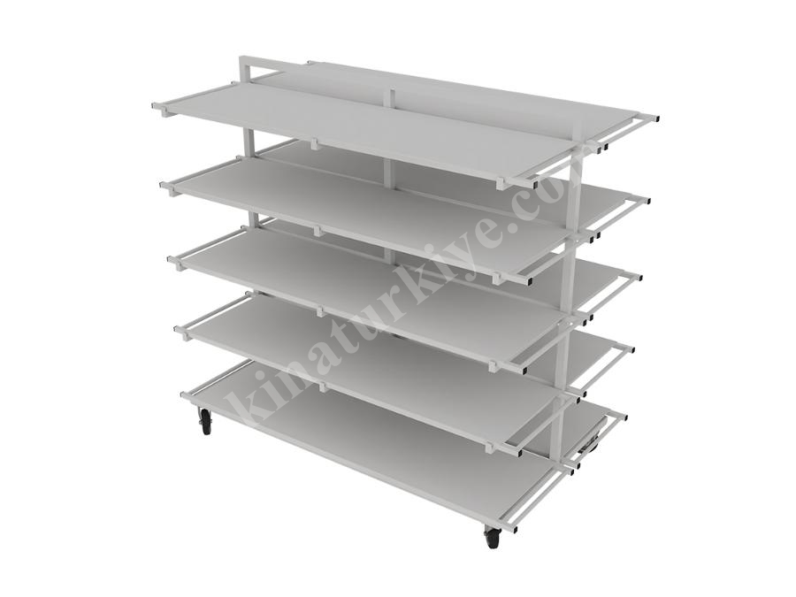 1200x2000 mm Çiftli Kumaş Dinlendirme Rafı