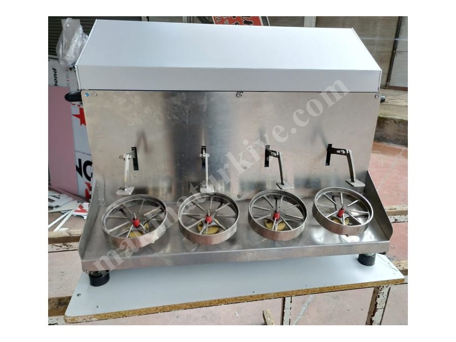 Dört Kaşıklı Nar Taneleme Makinası 250 Adet/Saatte