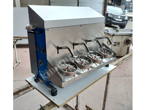 Dört Kaşıklı Nar Taneleme Makinası 250 Adet/Saatte
