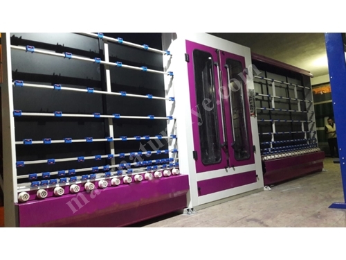 1800 Piece 4 Brush Thermal Vertical Glass Washing Machine