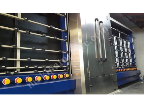 1700-piece 6-Brushed Double-Glazed Vertical Glass Washing Machine