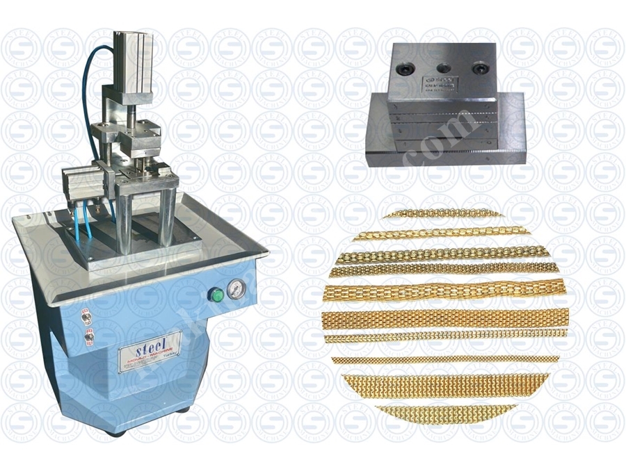 Pnömatik Zincir Örme Makinesi / Pneumatic Chain Knitting Machine