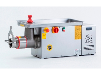 Ø 98 Mm 600 Kg / Hour Refrigerated Meat Grinder - 1