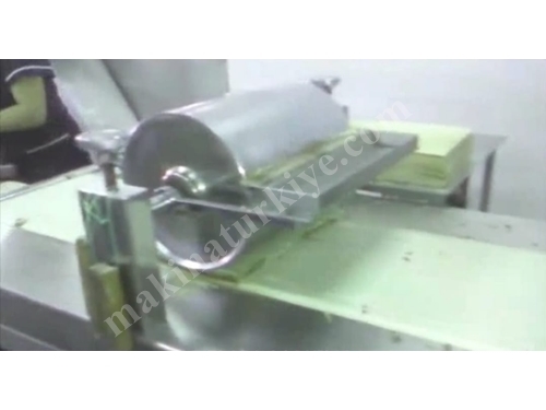 Çift Kafalı Gofret Krema Sürüm Makinası