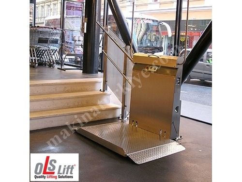Складной вертикальный и горизонтальный инвалидный лифт