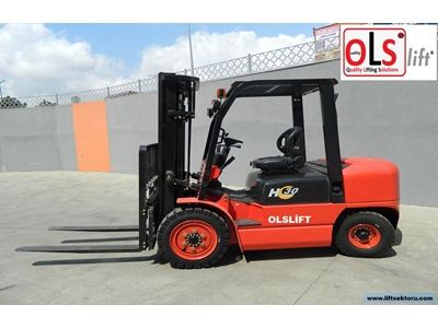 4.5 Meter 3 Ton Triplex 4-Way Valve Diesel Forklift - 8