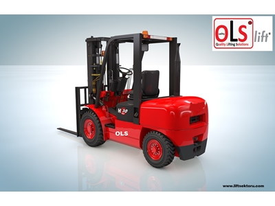4.5 Meter 3 Ton Triplex 4-Way Valve Diesel Forklift - 3