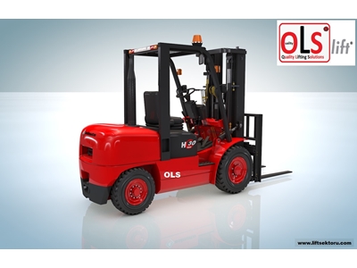 4.5 Meter 3 Ton Triplex 4-Way Valve Diesel Forklift - 4