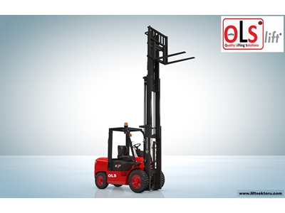 4.5 Meter 3 Ton Triplex 4-Way Valve Diesel Forklift - 2