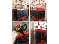 Mobile 8 Meter Electric Scissor Personnel Lift with Cold Movement - 5