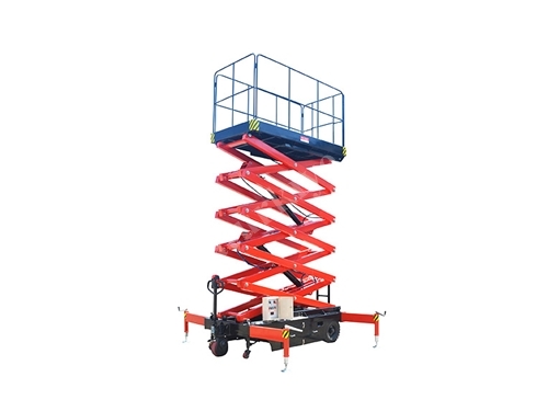 Cold 16 Meter Battery Powered Scissor Lift with Boom