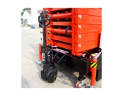 Cold 16 Meter Battery Powered Scissor Lift with Boom - 3