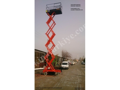 16 Meter Semi-Power and Electric Personnel Lift