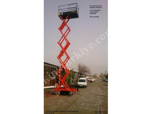 12 Meter Semi-Electric Personnel Lift
