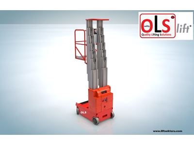 Aluminum Single Post Vertical Personnel Lift - 2