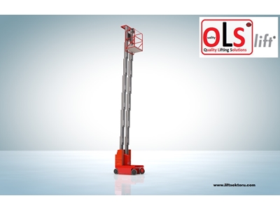 Aluminum Single Post Vertical Personnel Lift - 1