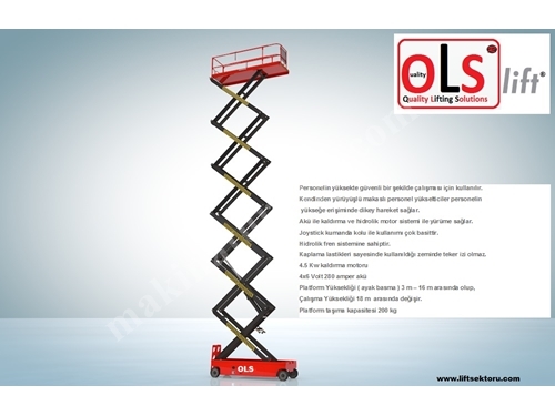 10 Meter Fully Electric Personnel Lift