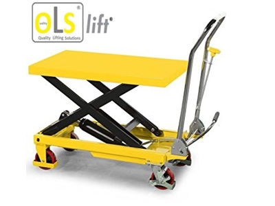 Plate-forme de chargement à ciseaux manuelle de 99 cm pour 1 tonne - 9
