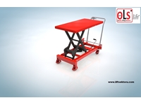 500 Kg 88 Cm Manual Mobile Scissor Lift Table - 0
