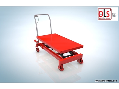 500 kg 88 cm manueller mobiler Scherenhubtisch - 1