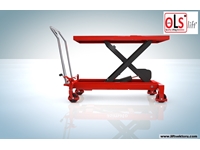 500 Kg 88 Cm Manual Mobile Scissor Lift Table - 4