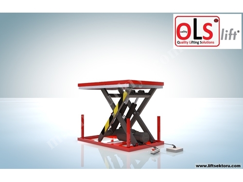 4000 Kg 140 Cm Fixed Scissor Lift Table