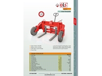1200 Kg Gelände Typ Manuelle Transpalette
