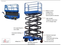 14 Meter Electric Scissor Lift with Cold Movement - 9