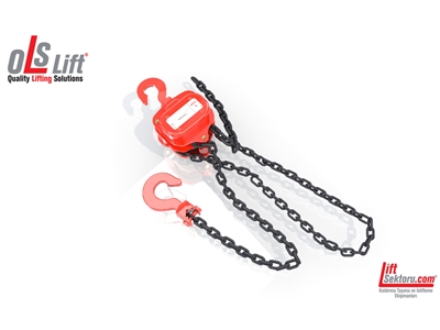 1 Ton (5 Meter) Chain Hoist with Manual Trolley - 2