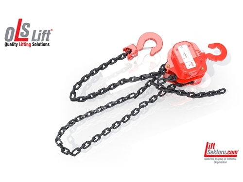 1 Ton (5 Meter) Chain Hoist with Manual Trolley