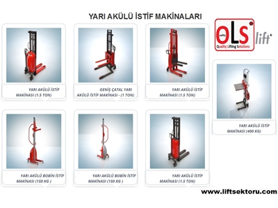 1,5 Ton 300 Cm Yarı Akülü İstif Makinası - 2