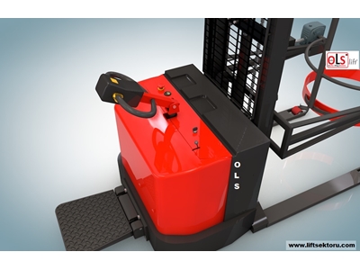 600 Kg 240 Cm Fully Electric Drum Handling Turning Stacking Machine - 5