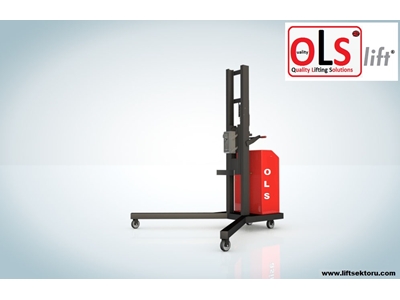 600 Kg 240 Cm Fully Electric Drum Handling Turning Stacking Machine - 8