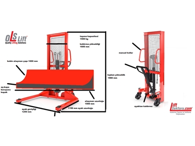 1 Ton Electric Stacker - 4