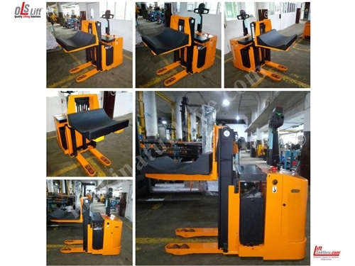 1.5 Ton 350 Cm Semi-Electric Reel Coil Stacking Machine - National Model