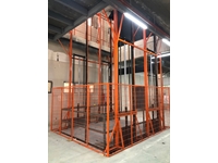 Панорамный гидравлический грузовой лифт 2 тонны (6 метров) - 10
