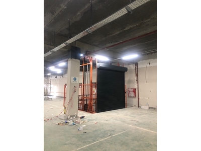 Tek Kolon 1 Ton 4 Metre Seyir Hidrolik Yük Asansörü - 7